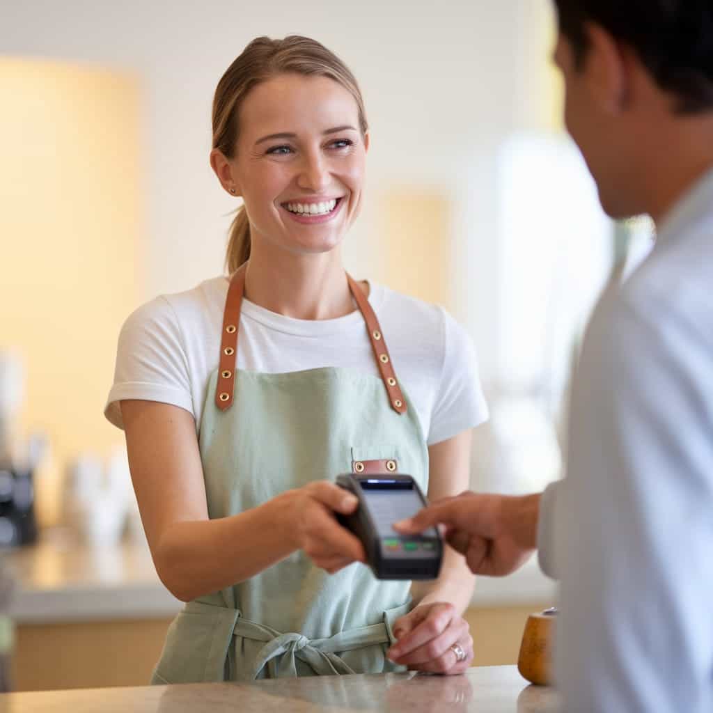 Australian small-business owner at work
