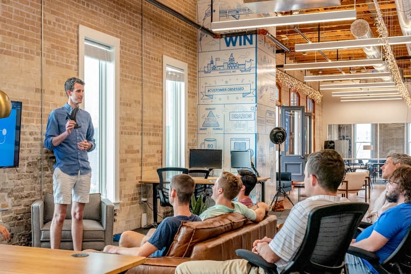 Australian business owner reviewing loan options without a deposit requirement