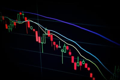 Clock and financial charts symbolising the cost of delayed business decisions